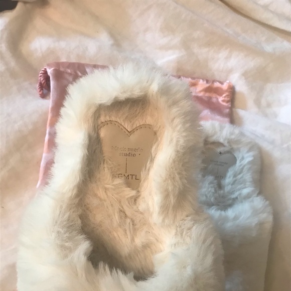 Black Suede Studio Slippers - Picture 7 of 9